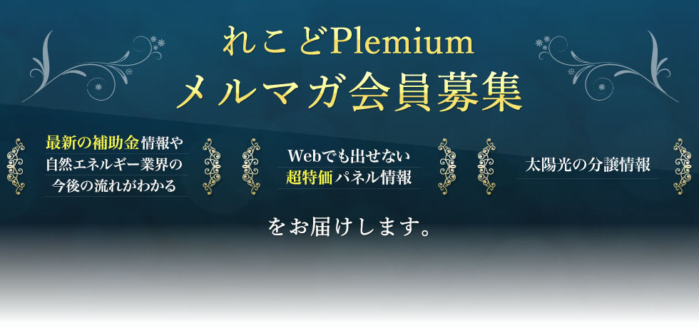 れこどプレミアムメールマガジン 株式会社れこど